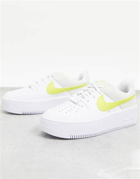 nike air force fluo geel|air force 1 sneaker.